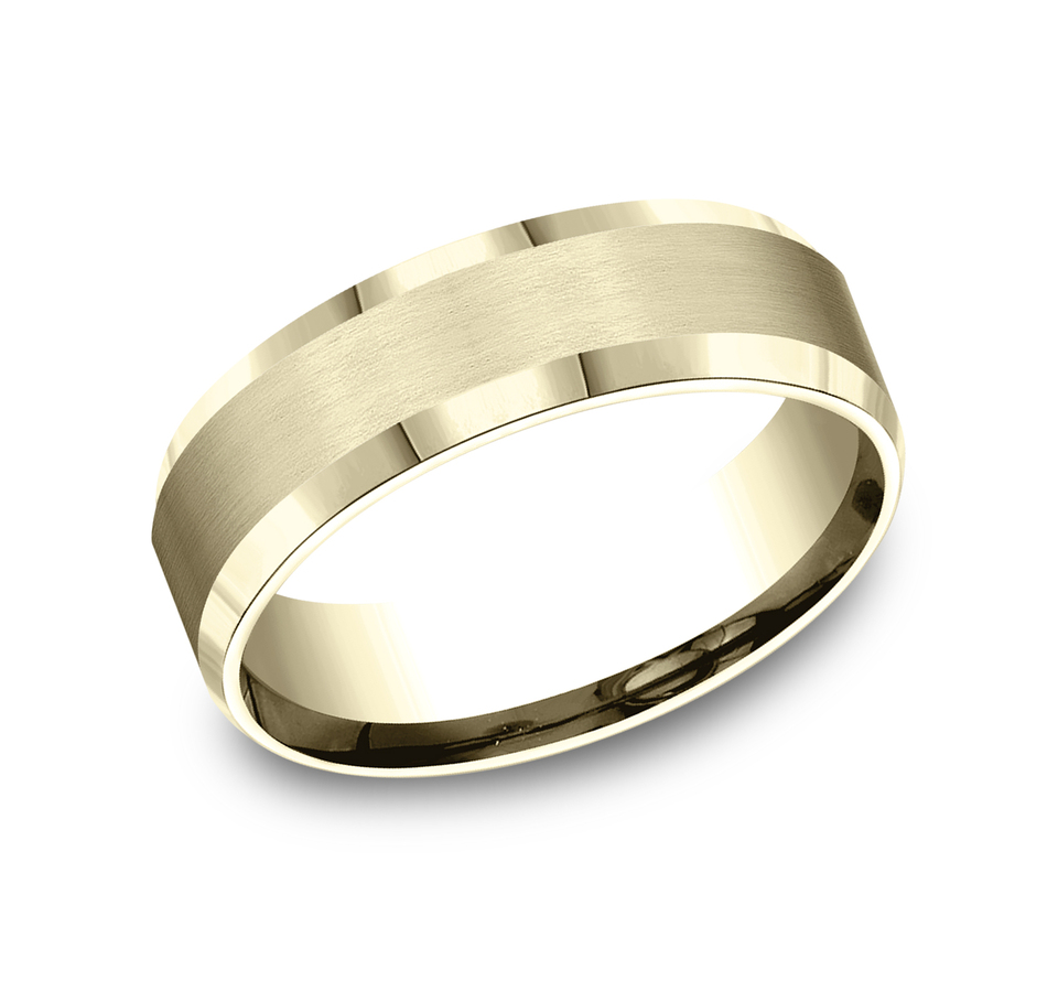 The Chancellor, 7mm - 10K Yellow | Benchmark Rings