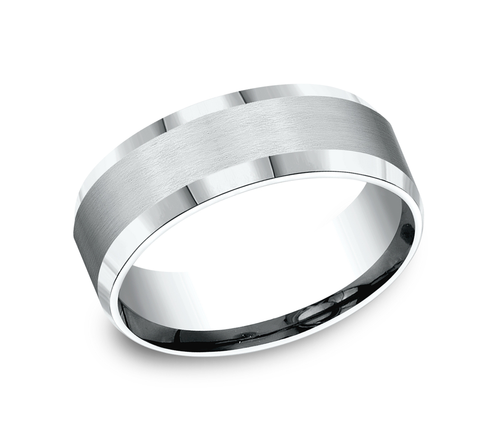 The Chancellor, 8mm - Platinum | Benchmark Rings